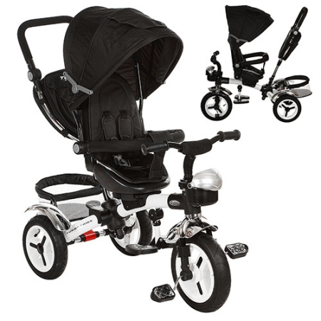 фото Велосипед колясочный  M 3200-9A с функцией поворота сиденья (черный)