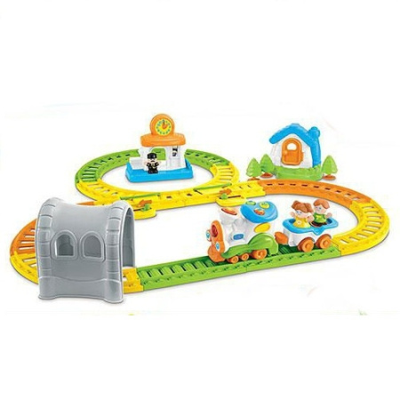 фото Железная дорога Weina 2115 вокзал с паровозом