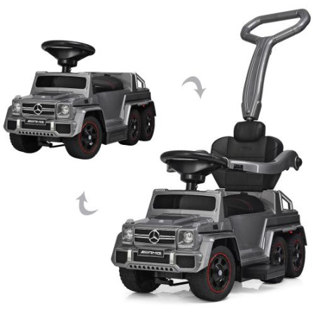 фото Детский электроджип-каталка 2в1 Mercedes AMG M 3853EL-11 толокар с родительской ручкой (серый) фото Детский электроджип-каталка 2в1 Mercedes AMG M 3853EL-11 толокар с родительской ручкой (серый)