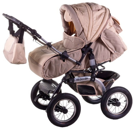 фото Коляска-трансформер Donatan Yorik бежевый-капучино 619929