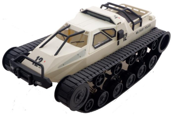 Танк вездеход на радиоуправлении 1:12 Military Police (белый)