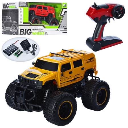 фото Джип Хаммер с радиоуправлением 23698BK на амортизаторах (40 см)