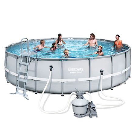 фото Каркасный бассейн Bestway 56464 с аксессуарами (549-132 см)