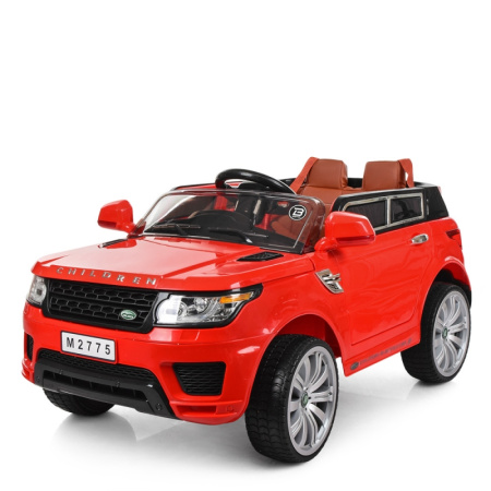 фото Детский электромобиль джип Bambi M 2775 EBLR-3 кожаное сиденье (красный) фото Детский электромобиль джип Bambi M 2775 EBLR-3 кожаное сиденье (красный)