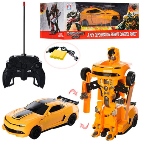 фото Детский трансформер на радиоуправлении 882B робот-машина со световыми эффектами (28 см)