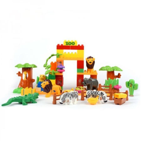 фото Конструктор для детей JDLT 5029 зоопарк (86 деталей)