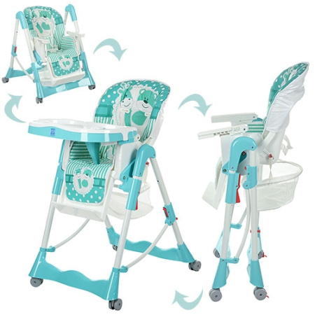 фото Стульчик для кормления RT-002N-16 складной (бирюзовый)