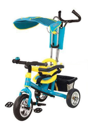 фото Трехколесный велосипед для детей Profi Trike M 0207 Eva Foam голубой