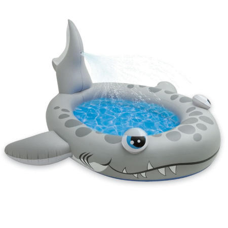 фото Детский бассейн «Акула» 57433, душ, сливной клапан