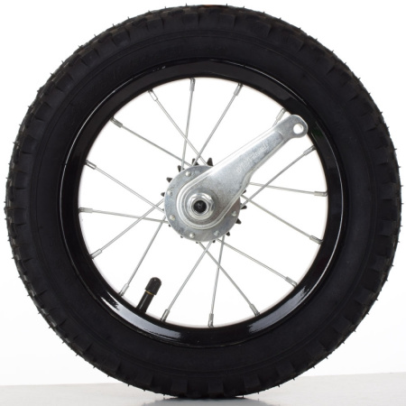 фото Колесо заднее для велосипеда 12 дюймов WHEEL RR-12 стальной обод