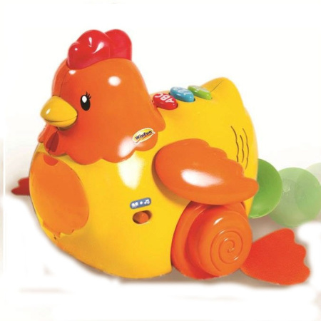 фото Курочка-каталка WinFun 0667-01 развивающая