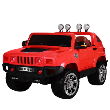 фото Детский джип Bambi M 3667EBLR-3 кожаное сиденье (красный) фото Детский джип Bambi M 3667EBLR-3 кожаное сиденье (красный)