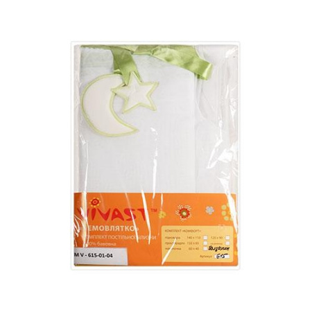 фото Балдахин на кроватку Vivast М V-615-01-04 (зеленая лента)