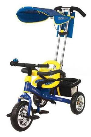 фото Детский трехколесный велосипед М 0199 PROFI-TRIKE с ручкой