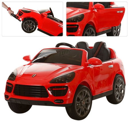 фото Электромобиль для детей Porsche Cayenne M 3191EBLR-3 кожаное сиденье (красный) фото Электромобиль для детей Porsche Cayenne M 3191EBLR-3 кожаное сиденье (красный)