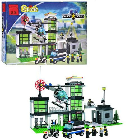 фото Детский конструктор BRICK 110/208883 "Полицейский участок" (430 дет.)