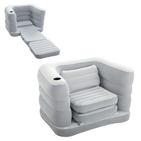 фото Надувное раскладное кресло Bestway 75065 с подстаканником (200-102-64 см)