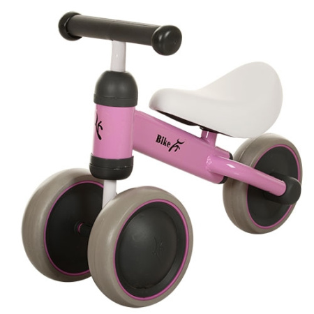 фото Детский беговел MT-03 кожаное сиденье (розовый)