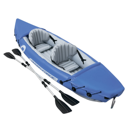 фото Надувная лодка Bestway Hydro-Force Raft Set 65077 с веслами (321-88-44 см)