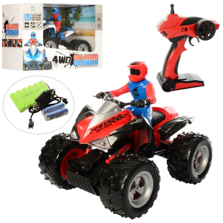 фото Квадроцикл на радиоуправлении 0138 с амортизаторами (37 см)