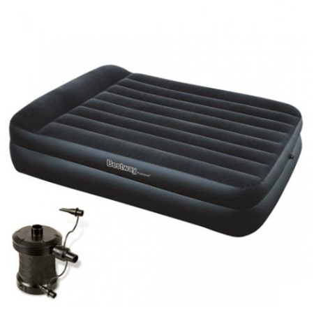 фото Надувная кровать Bestway 67345 с электронасосом (203-163-48см)