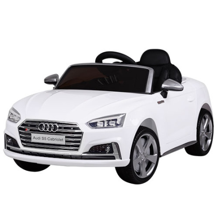 фото Детская машина Audi S5 Cabriolet M 3669EBLR-1 с кожаным сиденьем (белая) фото Детская машина Audi S5 Cabriolet M 3669EBLR-1 с кожаным сиденьем (белая)