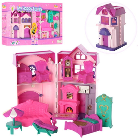 фото Игровой домик 8038 с мебелью