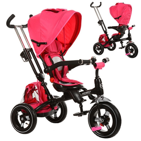 фото Трехколесный велосипед M 3202A-1 с поворотным сидением (розовый)