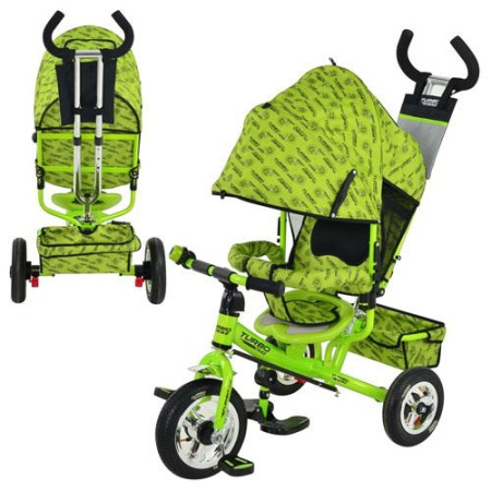 фото Детский трехколесный велосипед M 0449 - 1 - 2, с ручкой,  PROFI-TRIKE (М 5361-2)