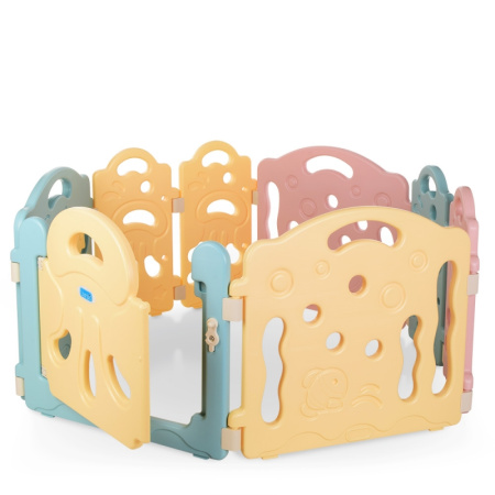 фото Детский игровой манеж M 4031 с игровой панелью (цветной)