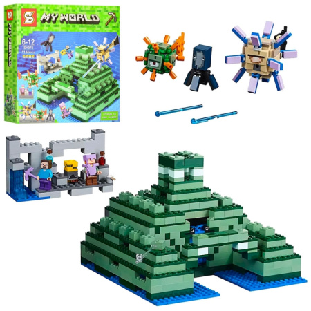 фото Детский конструктор Minecraft SY970 с фигурками (1144 детали)