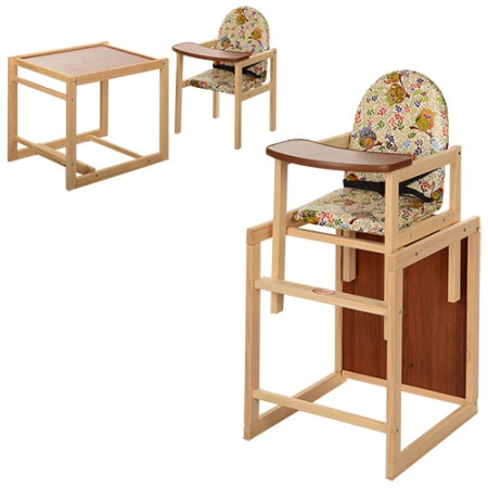 фото Стульчик для кормления Vivast М V-001-8 трансформер (совы)