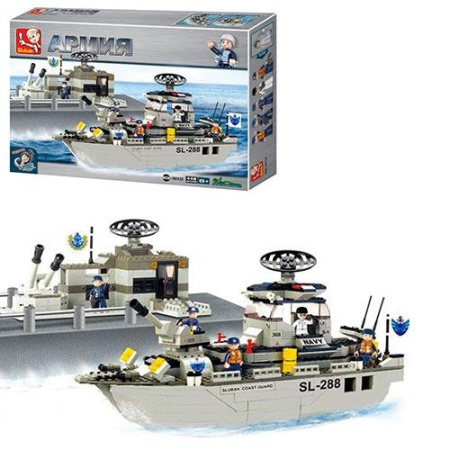 фото Сюжетно - ролевой конструктор M38-B0122 SLUBAN корабль (449 деталей)