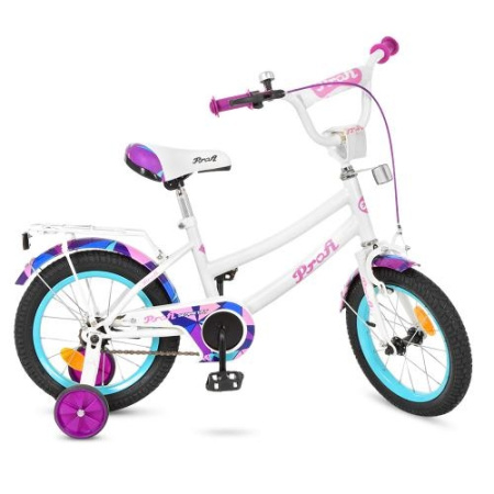 фото Велосипед для детей 14 дюймов Profi Y14163 Geometry (белый)