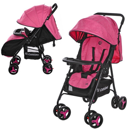 фото Детская прогулочная коляска M 3443L-8 GIFT книжка (розовая)