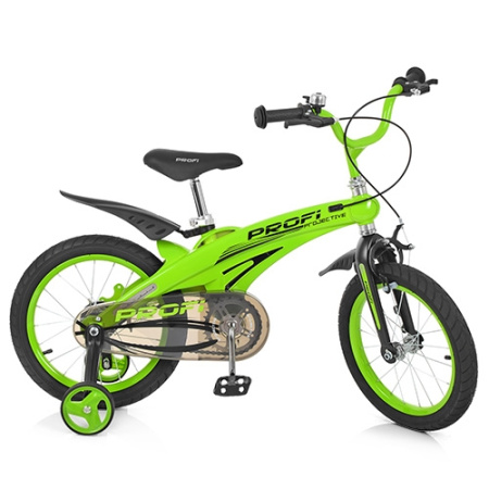 фото Двухколесный велосипед 16 дюймов Profi LMG16124 Projective магниевая рама (зеленый)
