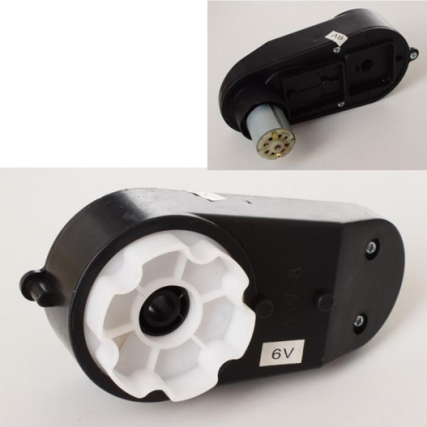 Редуктор в сборе с мотором 6V RPM16000 M 4131-GEAR BOX для квадроцикла M 4131