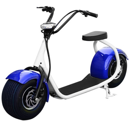 фото Электробайк BT-SC01-4W  с мотором 800W (синий)