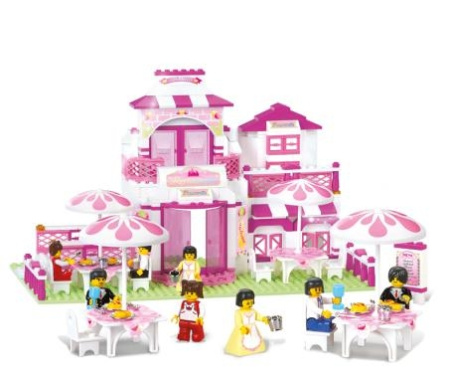 фото Детский конструктор 619944 / M 38 B 0150 SLUBAN "Летнее кафе", (306 деталей)