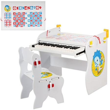 фото Парта Bambi W 891 Фиксики с пианино, 37 клавиш (от сети)