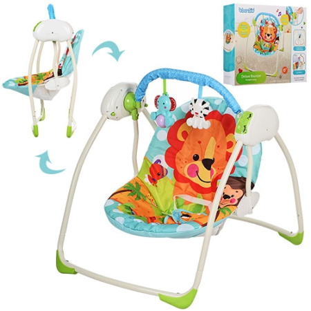 фото Детские качели Bambi M 3243 регулируется спинка три скорости