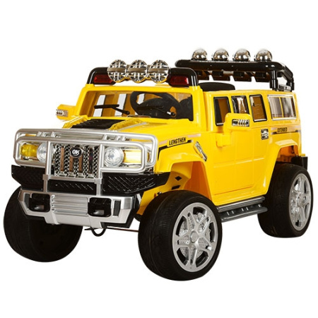фото Электромобиль Hummer JJ 255 EBR-6  с пультом управления (желтый) фото Электромобиль Hummer JJ 255 EBR-6  с пультом управления (желтый)