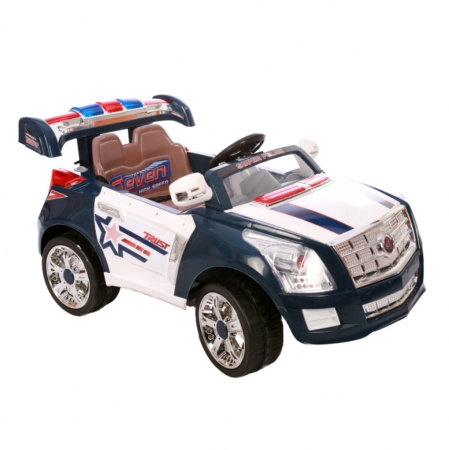 фото Детский электромобиль JE 010 R-1  Cadillac с пультом управления (сине-белый) фото Детский электромобиль JE 010 R-1  Cadillac с пультом управления (сине-белый)