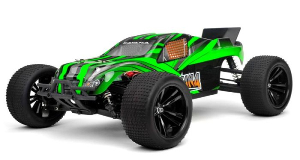 Радиоуправляемая модель Трагги 1:10 Himoto Katana E10XT Brushed (зеленый)